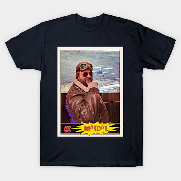 NDWA - Mayday Trading Card T-Shirt by brillianttwerk